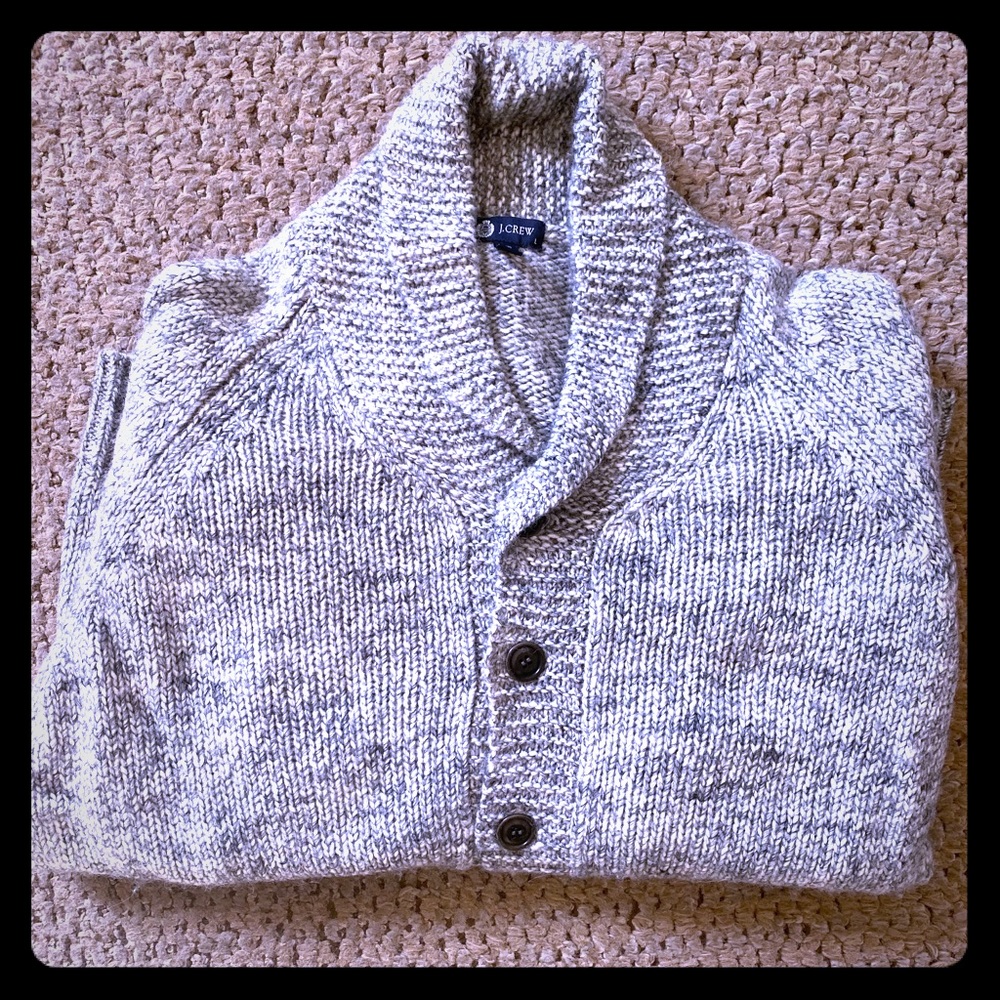 J. Crew shaw neck cardigan sweater
